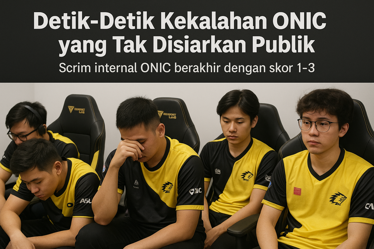 Detik-Detik Kekalahan ONIC yang Tak Disiarkan Publik