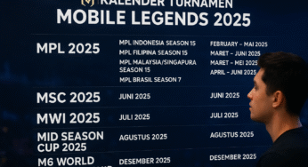 Kalender Lengkap Turnamen Mobile Legends 2025 yang Bikin Gamer Deg-degan!