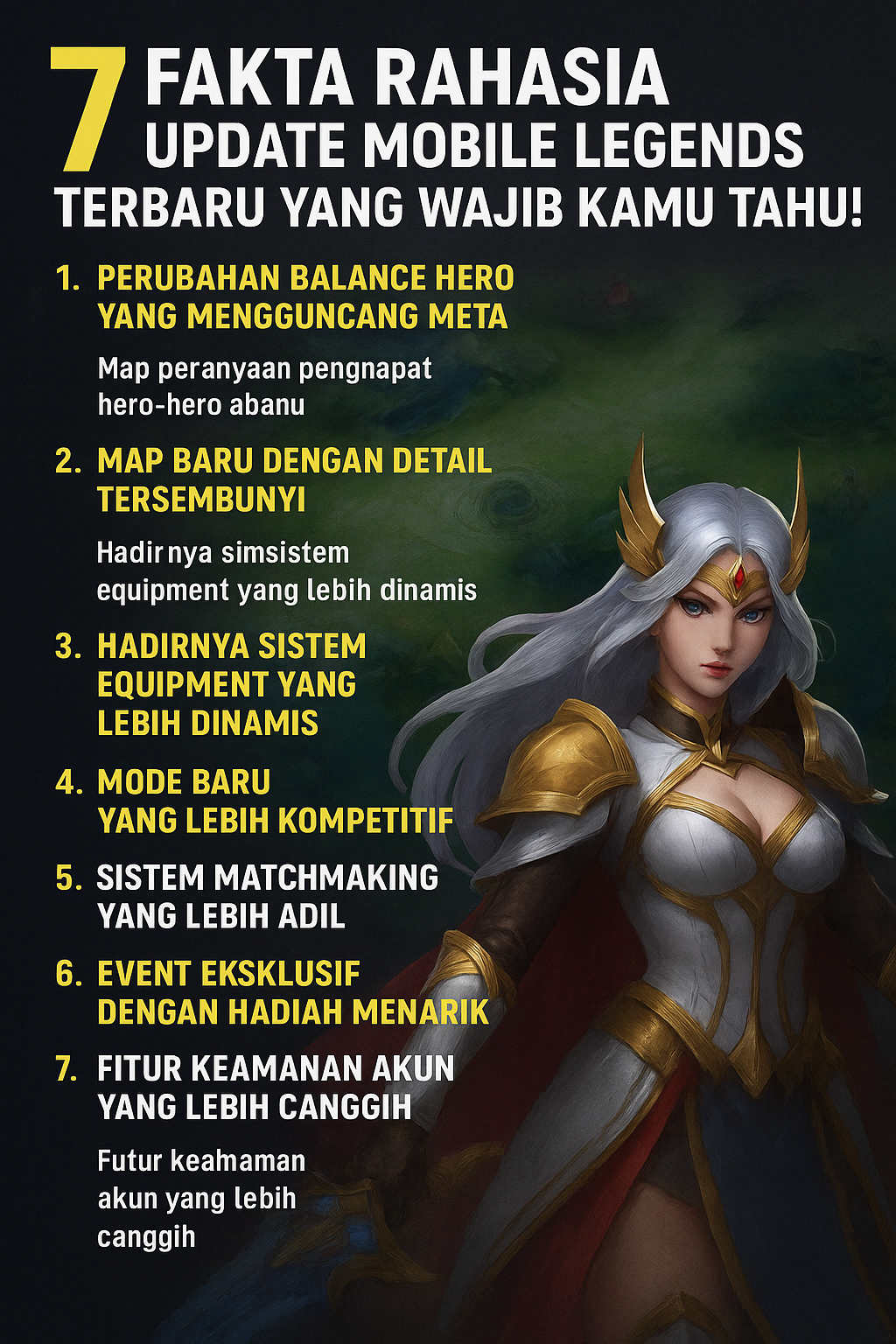7 Fakta Rahasia Update Mobile Legends