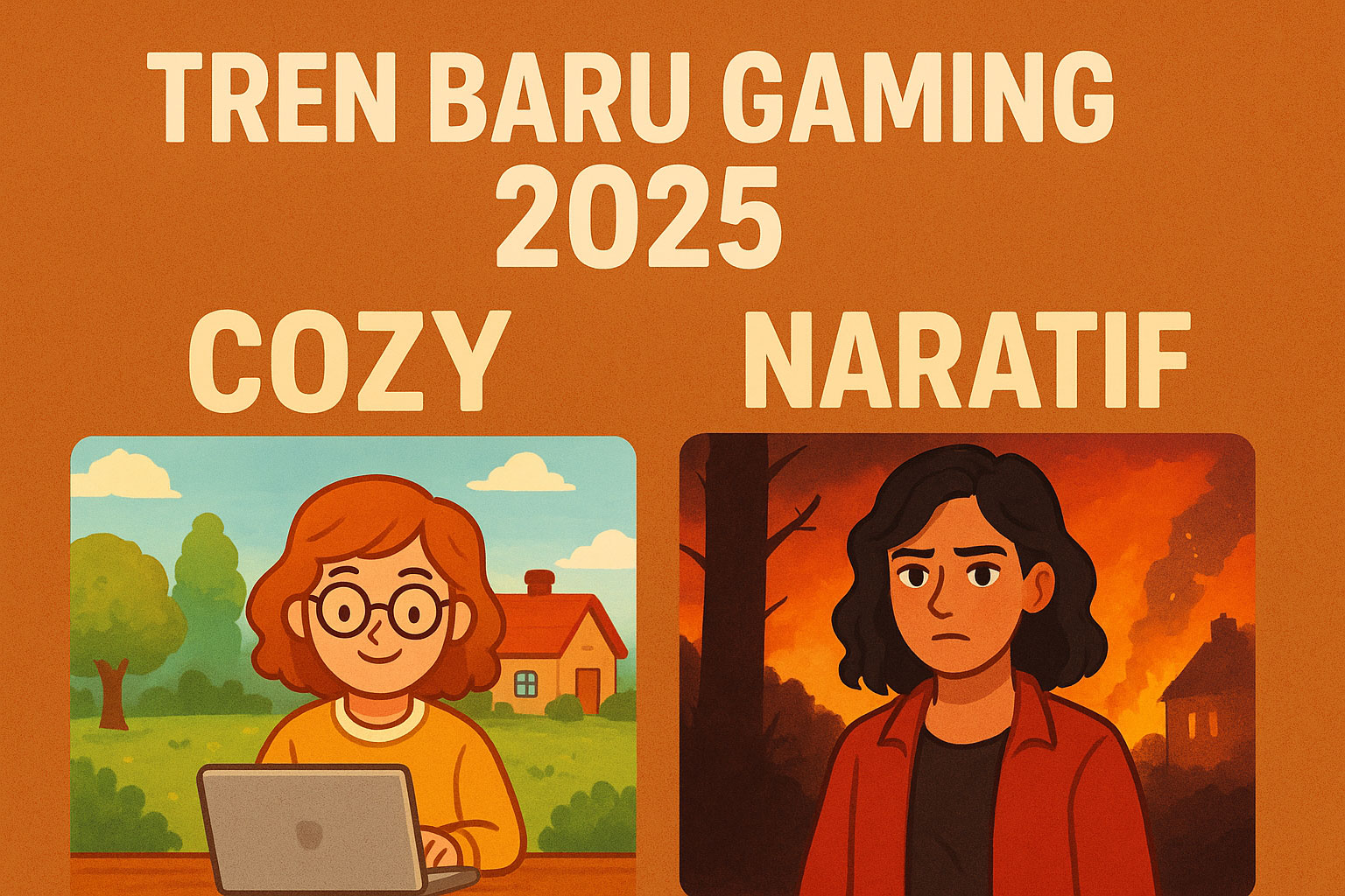Tren Baru Gaming 2025 Fenomena Game Cozy dan Naratif